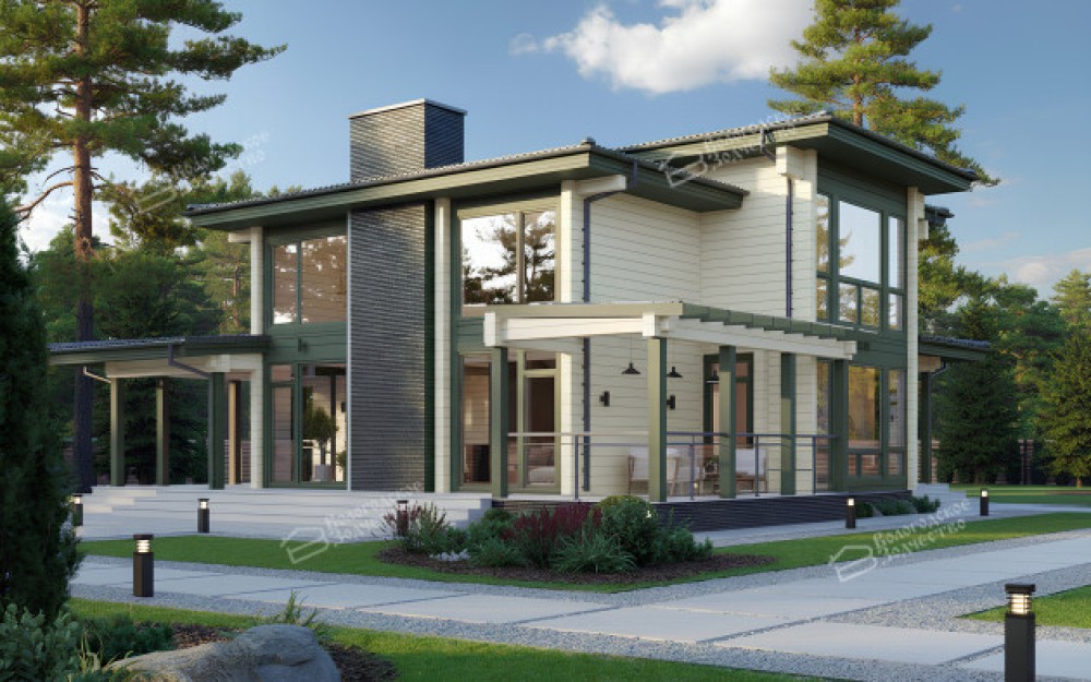 Дом из клееного бруса VZ-341